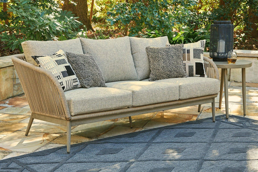Swiss Valley Outdoor Sofa with Cushion - Zara Furniture (Kissimmee,FL)