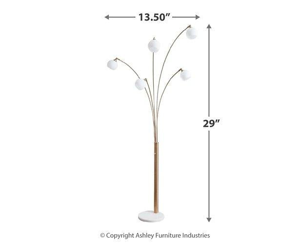 Taliya Arc Lamp - Zara Furniture (Kissimmee,FL)