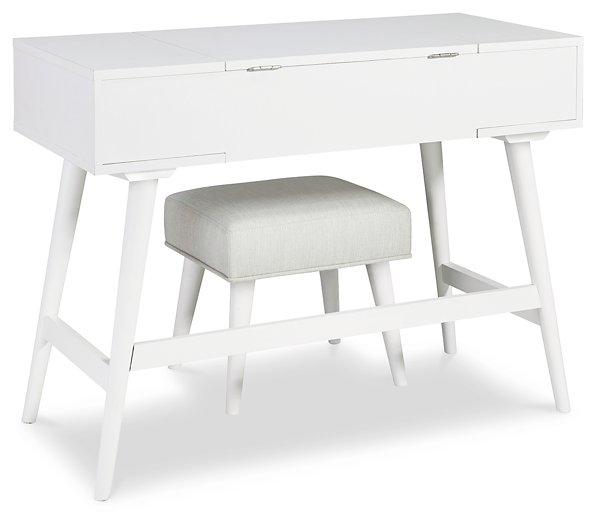Thadamere Vanity with Stool - Zara Furniture (Kissimmee,FL)