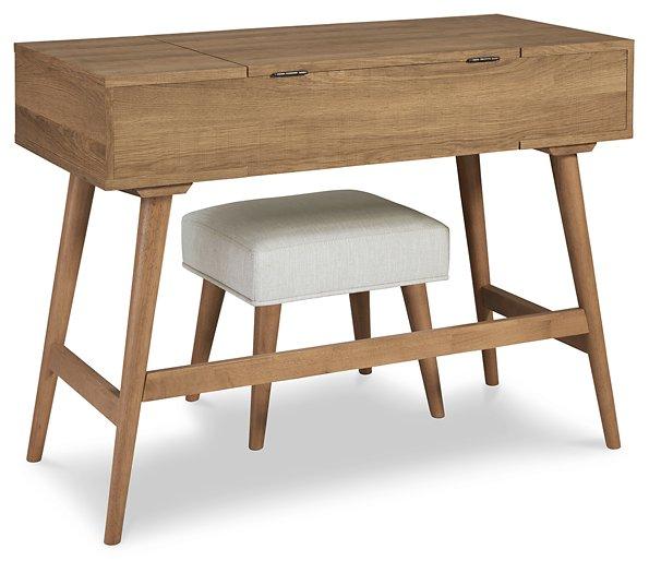 Thadamere Vanity with Stool - Zara Furniture (Kissimmee,FL)