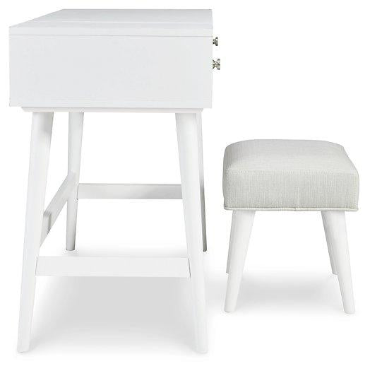 Thadamere Vanity with Stool - Zara Furniture (Kissimmee,FL)