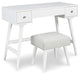 Thadamere Vanity with Stool - Zara Furniture (Kissimmee,FL)