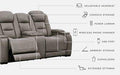 The Man - Den Power Reclining Loveseat with Console - Zara Furniture (Kissimmee,FL)
