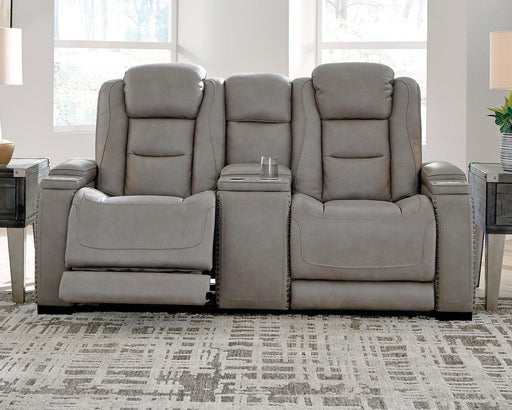 The Man - Den Power Reclining Loveseat with Console - Zara Furniture (Kissimmee,FL)