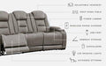The Man - Den Power Reclining Sofa - Zara Furniture (Kissimmee,FL)