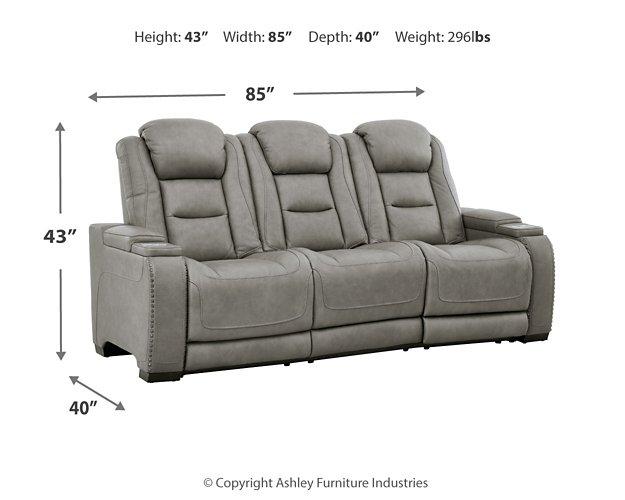The Man - Den Power Reclining Sofa - Zara Furniture (Kissimmee,FL)
