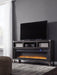 Todoe 65" TV Stand with Electric Fireplace - Zara Furniture (Kissimmee,FL)