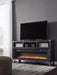 Todoe 65" TV Stand with Electric Fireplace - Zara Furniture (Kissimmee,FL)