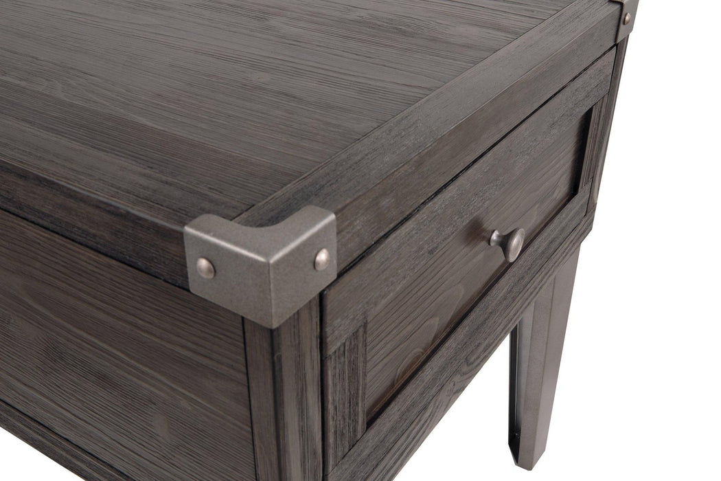 Todoe End Table with USB Ports & Outlets - Zara Furniture (Kissimmee,FL)