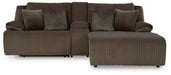 Top Tier Reclining Sectional Sofa with Chaise - Zara Furniture (Kissimmee,FL)