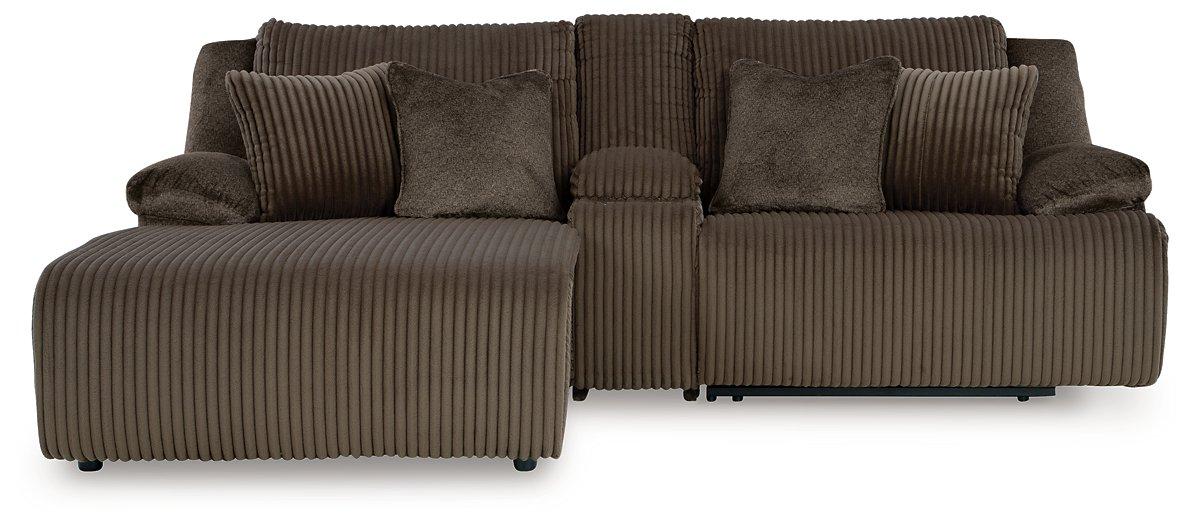 Top Tier Reclining Sectional Sofa with Chaise - Zara Furniture (Kissimmee,FL)