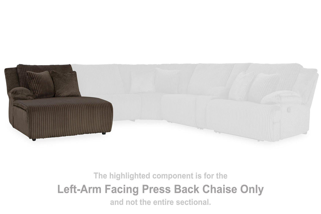Top Tier Reclining Sectional Sofa with Chaise - Zara Furniture (Kissimmee,FL)