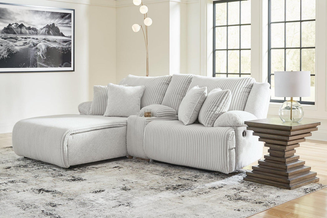 Top Tier Reclining Sectional Sofa with Chaise - Zara Furniture (Kissimmee,FL)