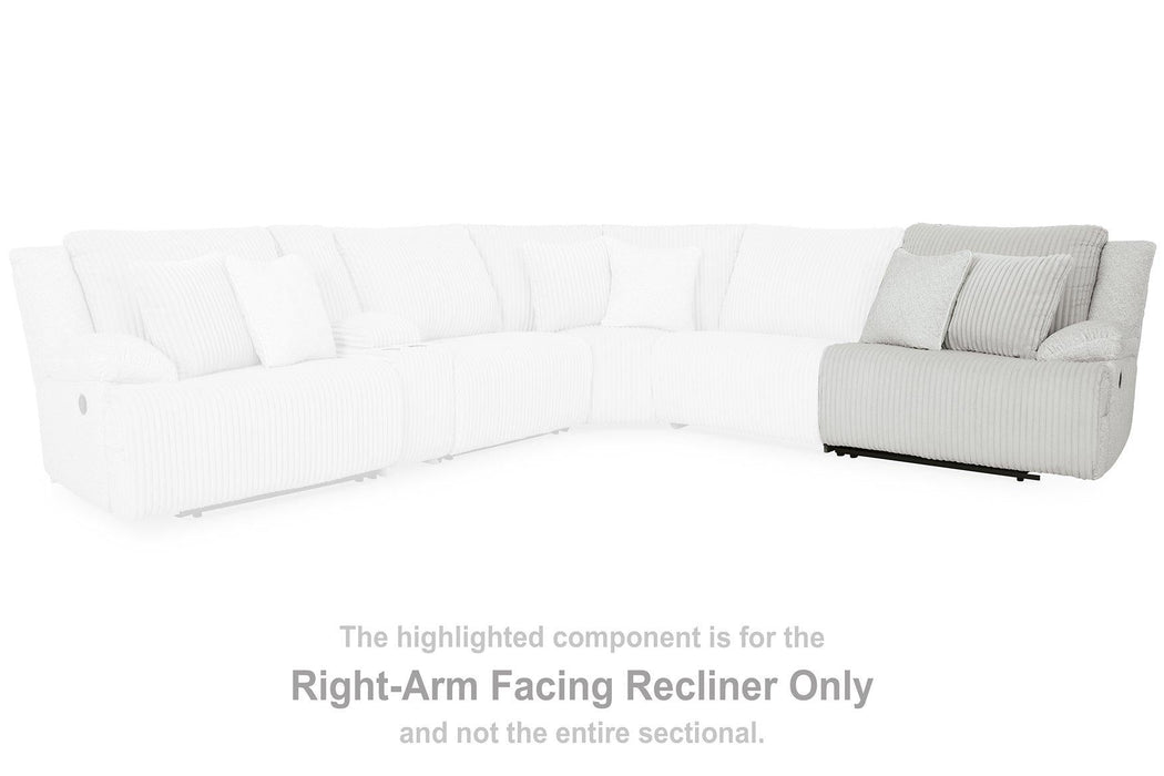 Top Tier Reclining Sectional with Chaise - Zara Furniture (Kissimmee,FL)