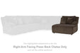 Top Tier Reclining Sectional with Chaise - Zara Furniture (Kissimmee,FL)