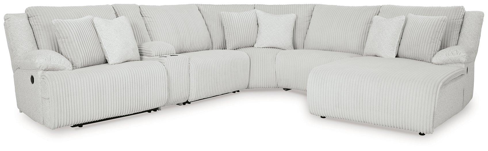Top Tier Reclining Sectional with Chaise - Zara Furniture (Kissimmee,FL)