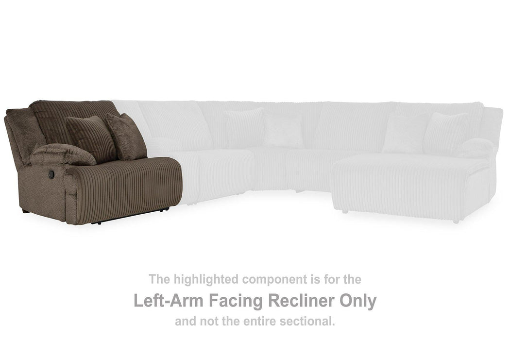Top Tier Reclining Sectional with Chaise - Zara Furniture (Kissimmee,FL)