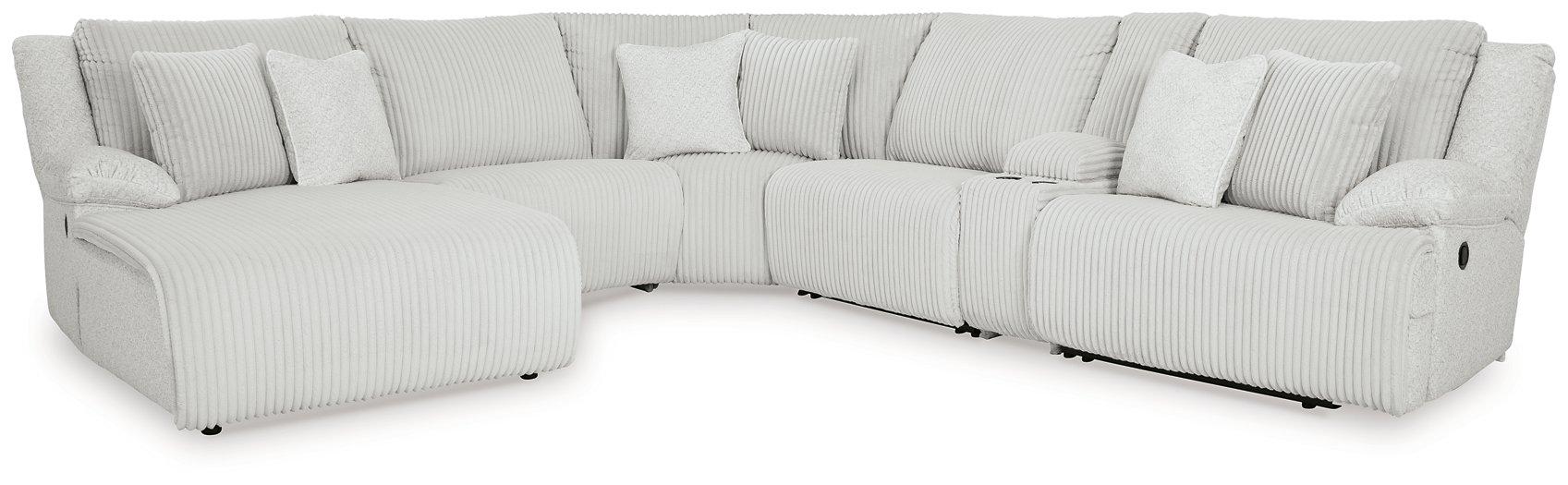 Top Tier Reclining Sectional with Chaise - Zara Furniture (Kissimmee,FL)