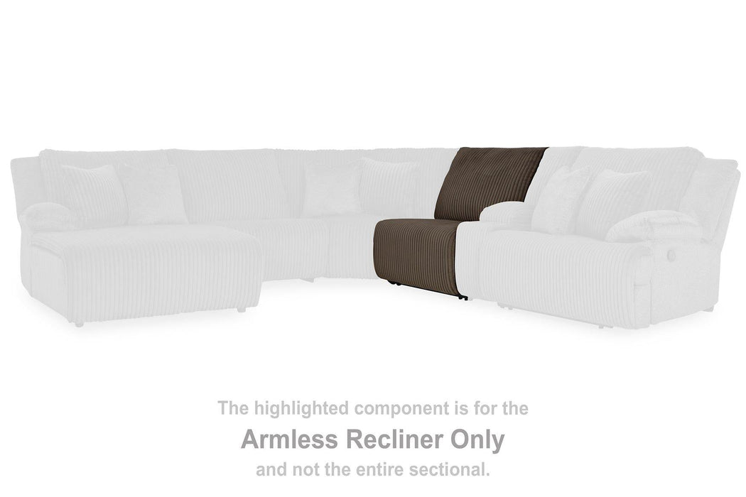 Top Tier Reclining Sectional with Chaise - Zara Furniture (Kissimmee,FL)