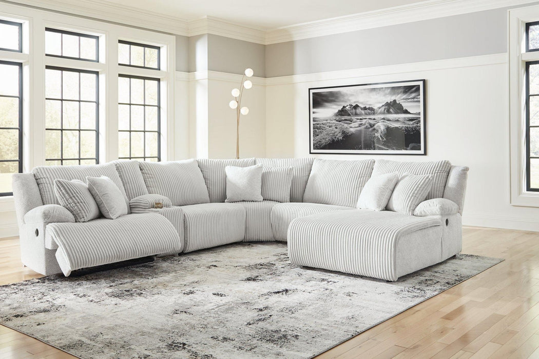 Top Tier Reclining Sectional with Chaise - Zara Furniture (Kissimmee,FL)