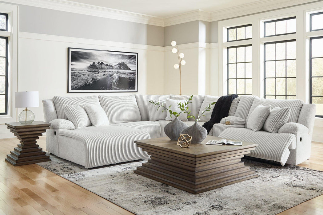 Top Tier Reclining Sectional with Chaise - Zara Furniture (Kissimmee,FL)
