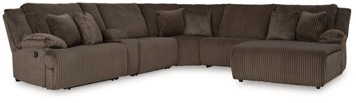 Top Tier Reclining Sectional with Chaise - Zara Furniture (Kissimmee,FL)