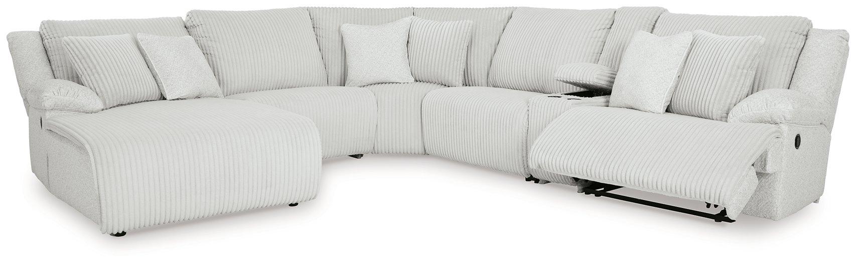 Top Tier Reclining Sectional with Chaise - Zara Furniture (Kissimmee,FL)
