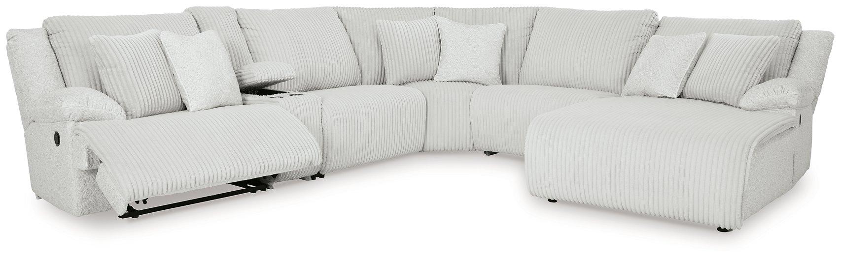 Top Tier Reclining Sectional with Chaise - Zara Furniture (Kissimmee,FL)