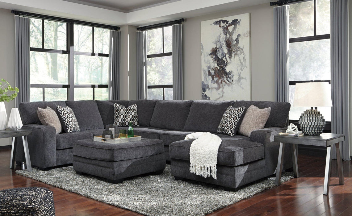 Tracling 3 - Piece Sectional with Chaise - Zara Furniture (Kissimmee,FL)