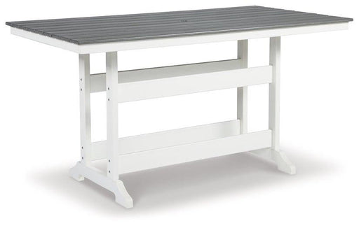Transville Outdoor Counter Height Dining Table - Zara Furniture (Kissimmee,FL)