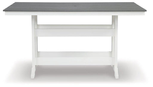 Transville Outdoor Counter Height Dining Table - Zara Furniture (Kissimmee,FL)
