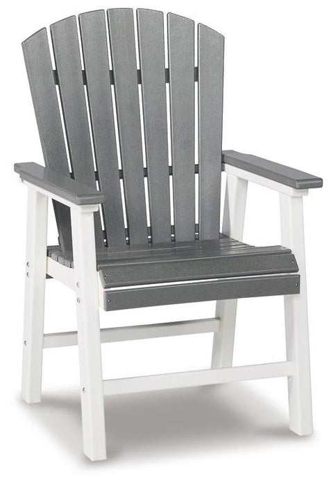 Transville Outdoor Dining Arm Chair (Set of 2) - Zara Furniture (Kissimmee,FL)