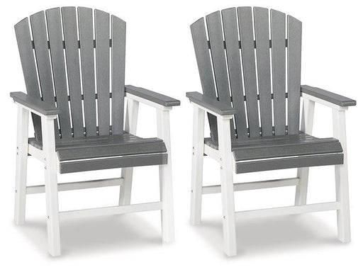Transville Outdoor Dining Arm Chair (Set of 2) - Zara Furniture (Kissimmee,FL)