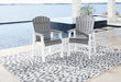 Transville Outdoor Dining Arm Chair (Set of 2) - Zara Furniture (Kissimmee,FL)