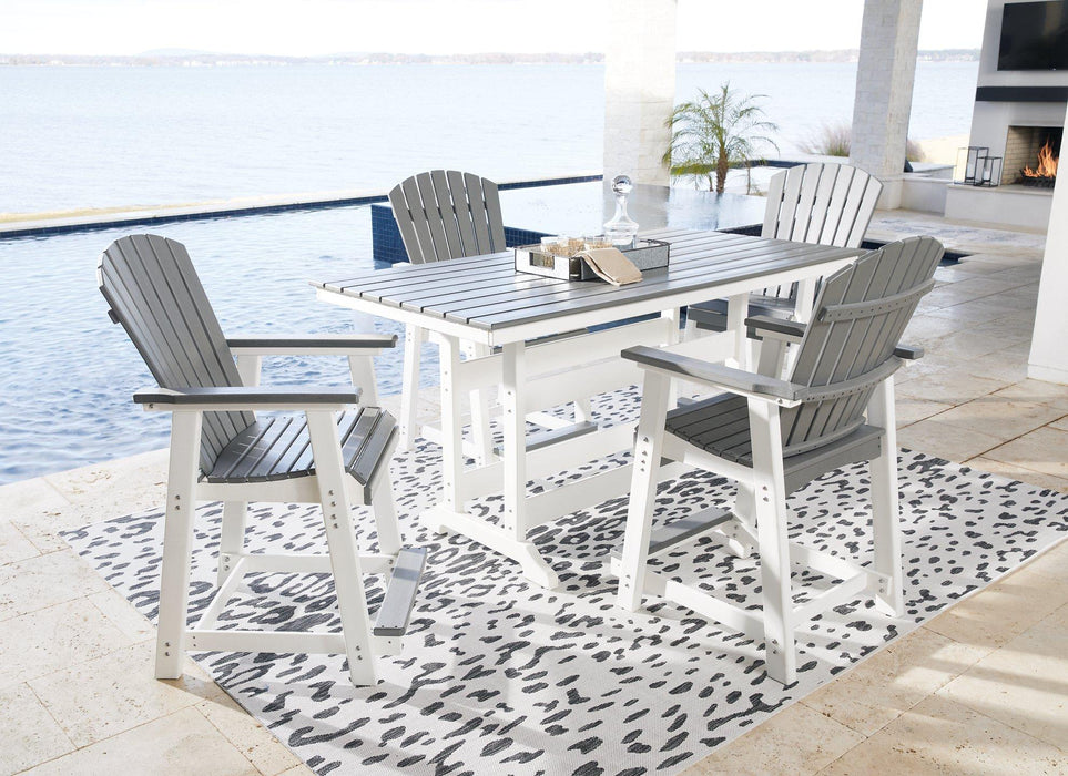 Transville Outdoor Dining Set - Zara Furniture (Kissimmee,FL)