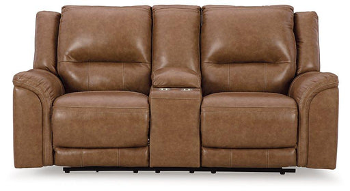 Trasimeno Power Reclining Loveseat with Console - Zara Furniture (Kissimmee,FL)