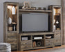 Trinell 4 - Piece Entertainment Center - Zara Furniture (Kissimmee,FL)