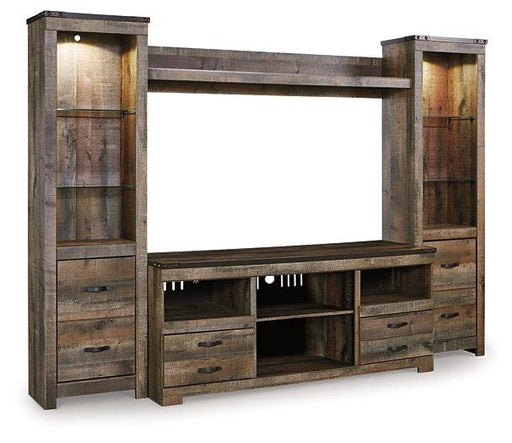 Trinell 4 - Piece Entertainment Center - Zara Furniture (Kissimmee,FL)