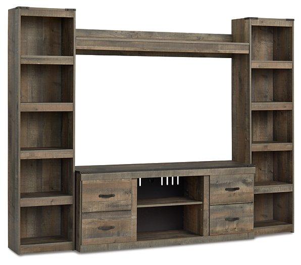 Trinell 4 - Piece Entertainment Center - Zara Furniture (Kissimmee,FL)