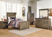 Trinell Bed with 1 Large Storage Drawer - Zara Furniture (Kissimmee,FL)