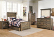 Trinell Bed with 1 Large Storage Drawer - Zara Furniture (Kissimmee,FL)