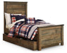 Trinell Bed with 1 Large Storage Drawer - Zara Furniture (Kissimmee,FL)