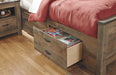 Trinell Bed with 2 Storage Drawers - Zara Furniture (Kissimmee,FL)