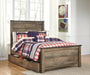 Trinell Bed with 2 Storage Drawers - Zara Furniture (Kissimmee,FL)