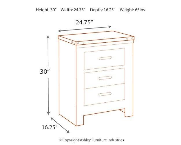 Trinell Nightstand - Zara Furniture (Kissimmee,FL)