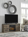 Trinell TV Stand with Electric Fireplace - Zara Furniture (Kissimmee,FL)