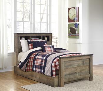 Trinell Youth Bed with 1 Large Storage Drawer - Zara Furniture (Kissimmee,FL)