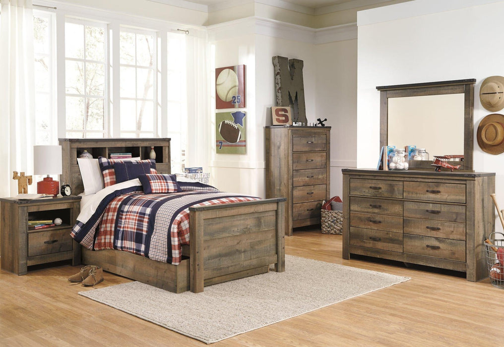 Trinell Youth Bed with 1 Large Storage Drawer - Zara Furniture (Kissimmee,FL)