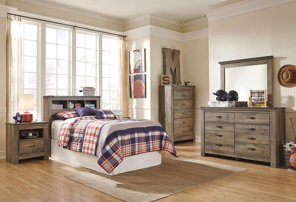 Trinell Youth Bed with 1 Large Storage Drawer - Zara Furniture (Kissimmee,FL)