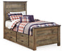 Trinell Youth Bed with 2 Storage Drawers - Zara Furniture (Kissimmee,FL)